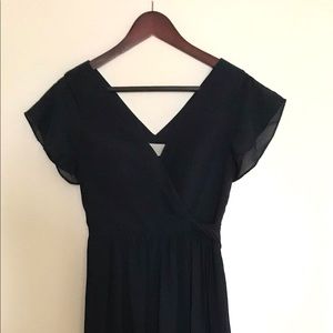 Revelry Harper Chiffon Faux Wrap Dress